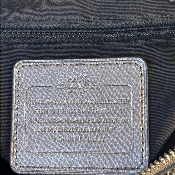 Coach Mini Bennett in Metallic Silver - Picture 6 of 7